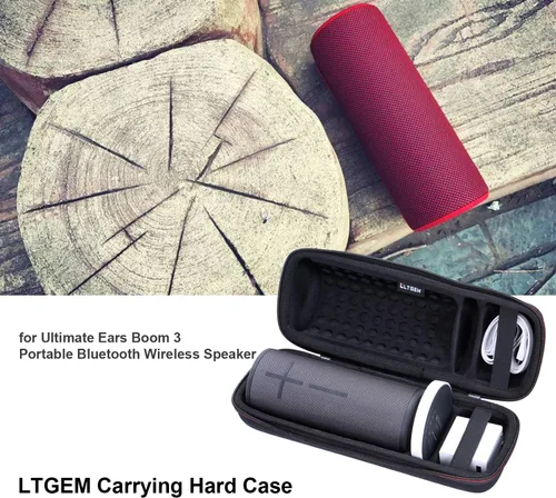 Miniatura 6 de LTGEM - Funda compatible con Ultimate Ears Boom 4/3, altavoz portátil impermeable y base de carga, color negro