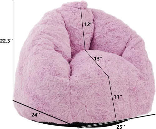 Miniatura 3 de Ulax furniture Sofá para niños, mini sofá, puf para niños, ideal para niños pequeños (rosa)