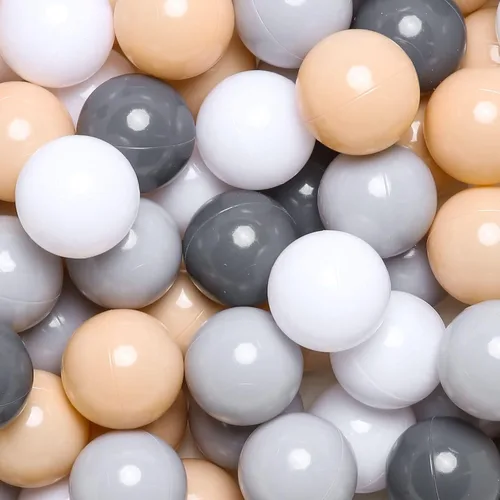 Miniatura 14 de GOGOSO Pelotas para Piscinas de Pelotas para Niños Pequeños Paquete de 50 100 200 Pelotas de Plástico con Forma sin Ftalatos sin BPA No Tóxicas