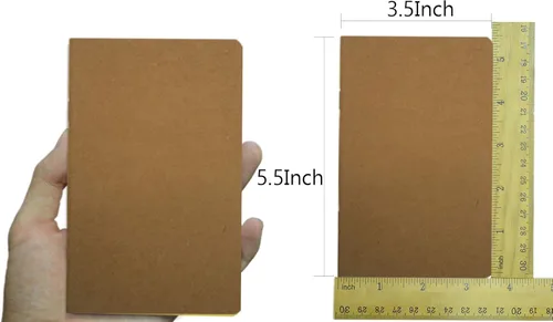 Miniatura 4 de Yansanido 12 cuadernos de bolsillo de 5.5 pulgadas x 3.5 pulgadas, 32 hojas (64 páginas), páginas rayadas de 8 mm, papel de 70 g/m²