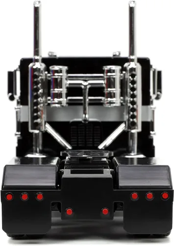 Miniatura 5 de Jada Toys Transformers G1 1:24 Nemesis Prime - Coche fundido a presión, juguetes para niños y adultos, color negro