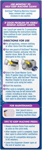 Miniatura 10 de OxiClean - Limpiador de lavadora con olor, 4
