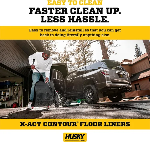 Miniatura 4 de Husky Liners X-act Alfombrillas de contorno Compatible con Chevrolet Silverado y GMC Sierra 1500 2019-2026 y Silv./Sierra 2500/3500 Crew CAB