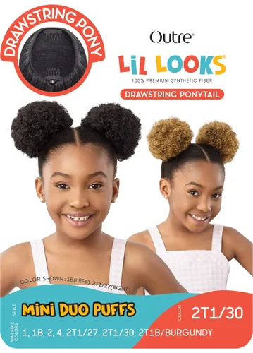 Miniatura 5 de Outre Lil Looks - Cola de caballo con cordón - MINI DUO PUFFS (1)