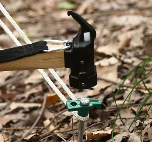 Miniatura 6 de Cheardia Paquete de 20 Estacas de Tienda de 9.75 Pulgadas de Alta Resistencia, Estacas de Jardín de Metal Antióxido, Estacas de Tienda de Punta Verde