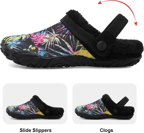Miniatura 3 de Besroad - Pantuflas mullidas para mujer y hombre, esponjosas, cómodas, de espuma viscoelástica, para dormitorio
