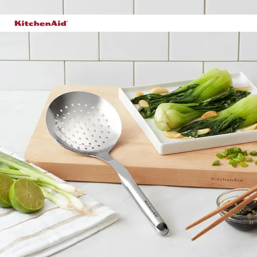Miniatura 5 de KitchenAid Colador prémium con gancho para colgar, 14 pulgadas, acero inoxidable