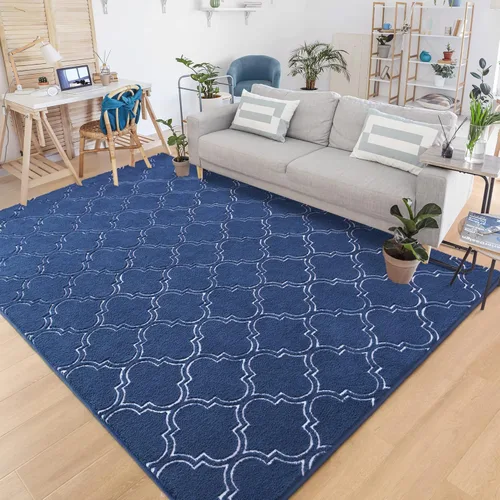 Miniatura 9 de Chicrug Alfombras Modernas de 2x8 Pies para Dormitorio y Sala de Estar, Alfombra de Pasillo de Espuma Viscoelástica de Pelo Bajo para Entrada