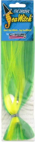 Miniatura 72 de C&H Lures Señuelos de Pesca Sea Witch - Originales Desde 1959, Faldas de Nylon Revelan Cabeza con Peso, 15 Colores, 8 Pesos de Cabeza, Señuelo