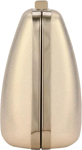 Miniatura 8 de ZHANNI Elegante caja de embrague de noche para mujer, con marco de metal, bolso de noche, bolso de mano, boda, graduación, fiesta, novia, embrague
