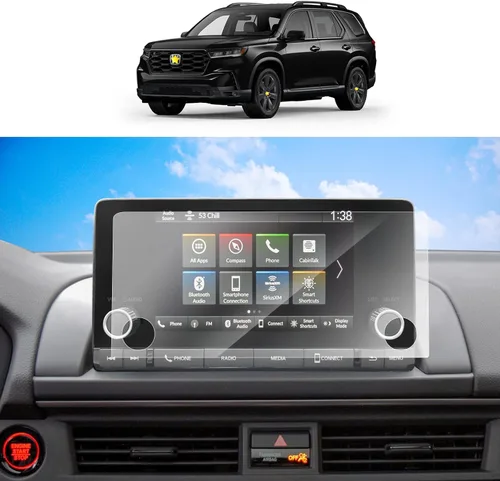 Miniatura 19 de SKTU Protector de pantalla para Honda Pilot 2018 2016-2018 Honda Pilot Passport 2016-2020 Honda Ridgeline Navigation Display Honda Pilot 2018