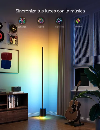 Miniatura 9 de Govee Lámpara de Pie 2 con Matter, RGBIC, LED Blanco Cálido y Frío, Compatible con Alexa, 1725lm, Sincronización de Música, Modos de Escena, Lámpara