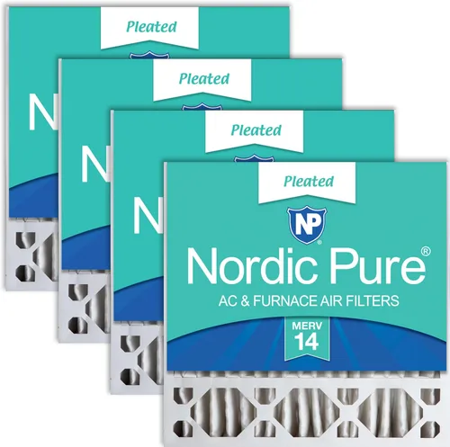 Miniatura 36 de Nordic Pure 20 x 20 x 5 (19_5/8 x 19_7/8 x 4_3/8) Honeywell/Lennox MERV 12 filtros de aire de repuesto, 2