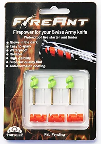 FireAnt - Paquete de 3 cuchillos Victorinox del ejército suizo (brillo verde)