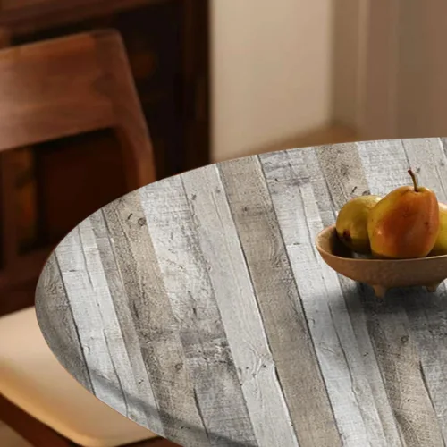 Miniatura 7 de LXCREAT Papel de contacto de bloque de carnicero de madera sintética, papel tapiz Shiplap para despegar y pegar, tablones de madera para paredes