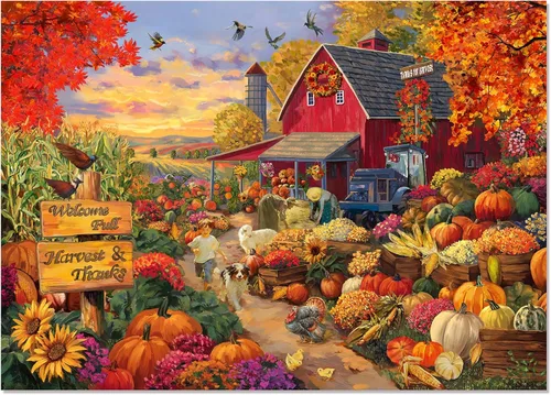 Miniatura 9 de Rompecabezas de 1000 piezas para adultos, rompecabezas de mosaico colorido de vida silvestre, diseño de animales de la selva con flores, perfecto