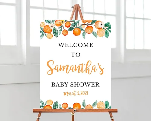 Miniatura 23 de Plantilla de letrero de bienvenida de baby shower de safari bohemio, letrero de baby shower de animales de selva editable, letrero de bienvenida