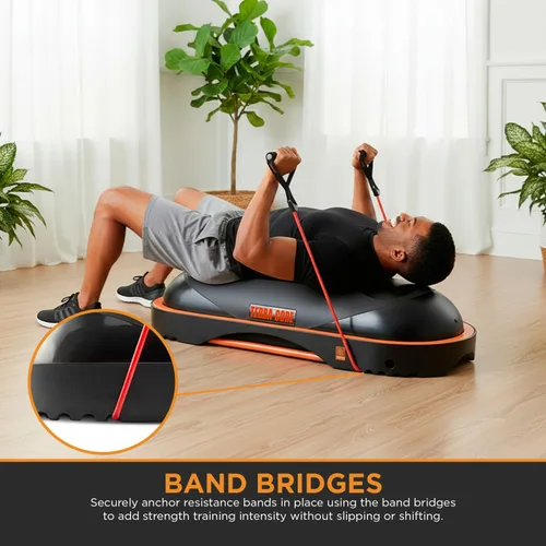 Miniatura 7 de Terra Core Balance Trainer – Inflatable Home Gym Fitness Platform for Core, Strength, Balance, HIIT and Conditioning, Full Body Functional Training