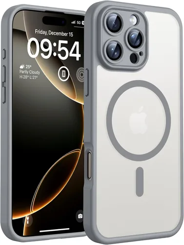 Miniatura 265 de TOCOL Funda para iPhone 11, compatible con Magsafe, protección completa de cámara, imanes integrados, protección contra caídas, funda translúcida