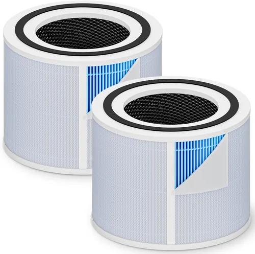 Filtro de repuesto removedor de humo Core 300 para purificador de aire LEVOIT Core 300 Core 300-P Core 300S Vortex Air, HEPA verdadero de grado H13