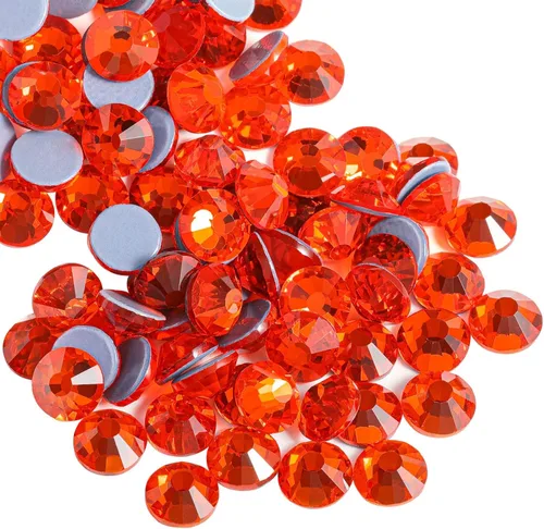 Miniatura 19 de Beadsland Hotfix - 2880 diamantes de imitación de cristal con parte trasera plana para manualidades, ropa, decoraciones de bricolaje, cristal AB
