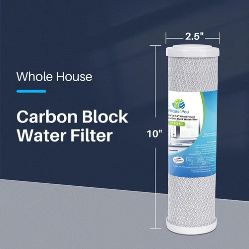 Miniatura 7 de CFS UltraClean - Cartucho de filtro de agua de bloque de carbono de 10 x 2.5 pulgadas, compatible con Flow-Pur 8 y WCBCS-975-RV, reduce el cloro
