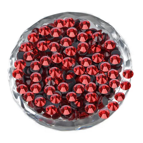 Miniatura 58 de LPBeads 10000 unidades de diamantes termoadhesivos SS6 amatista con parte trasera plana, gemas de diamantes de imitación de cristal redondas