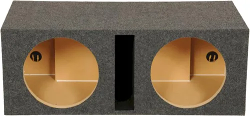 Miniatura 10 de Q Power HD212VL - Caja de subwoofer con doble ventilación de 12 pulgadas, carcasa con puerto extra grande de 2 agujeros con frontal MDF de 1