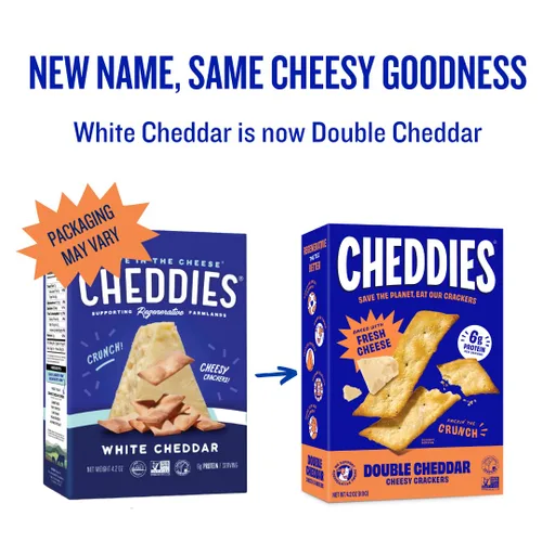 Miniatura 3 de Cheddies, Galletas de queso cheddar 100% naturales con proteína, queso cheddar, 4.2 onzas, 6g de proteína, bajas en carbohidratos