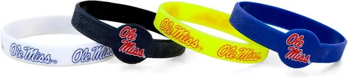 Miniatura 11 de aminco NCAA unisex-adult Silicone Bracelet (4-Pack)