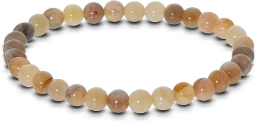 Miniatura 289 de Gem Avenue Handmade Round Bead Stretch Bracelet Unisex Natural Stone Beaded Jewelry for Men & Women, Elastic Wristband for Daily Wear