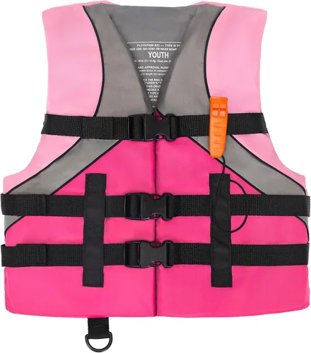Leader Accessories Chaleco salvavidas aprobado por USCG para jóvenes, chaleco para navegación