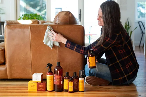 Miniatura 4 de Paño de aplicación de cuero que no genera pelusa - perfecto para utilizar con los mejores productos acondicionadores de cuero, desde 1968