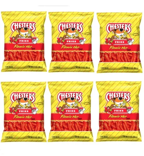 Miniatura 6 de Papas fritas Flamin' Hot Spicy Flavor – Bolsa de 3.125 onzas – Paquete familiar – Paquete de 3