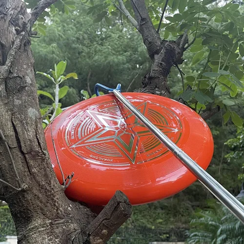 Miniatura 4 de Poste telescópico de recogida magnético con 3 ganchos, varilla de alcance de alambre de empuje y tracción telescópica de 10 pies, recuperador