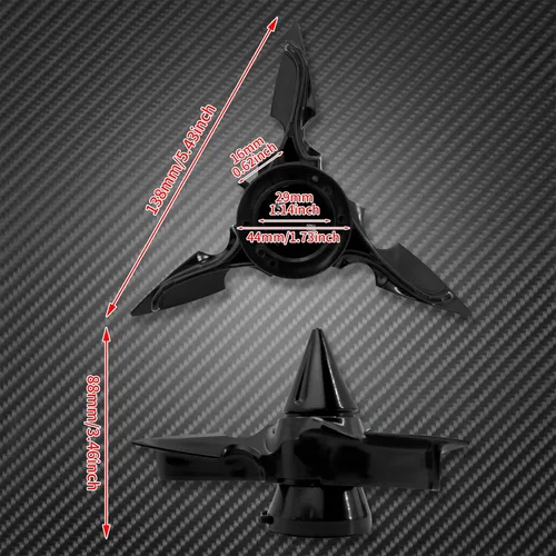Miniatura 6 de Cubiertas de tuerca de eje delantero de motocicleta, tapa de plástico giratorio para Harley Touring Electra Road Street Glide Softail Dyna Sportster