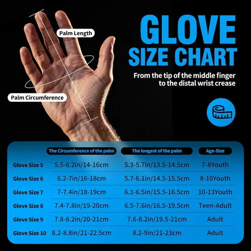 Miniatura 6 de Guantes de portero con protección para los dedos, guantes de fútbol transpirables con agarre adicional, unisex, para jóvenes y adultos, negro/verde