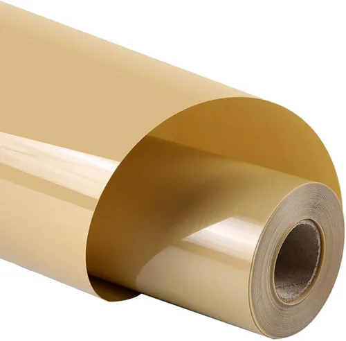 Miniatura 8 de Guangyintong Rollos de Vinilo Amarillo de Transferencia de Calor HTV, 12" x 8 pies, Superficie Brillante de Vinilo para Planchar en Camisetas, Fácil