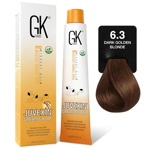 Miniatura 16 de GK HAIR Global Keratin - Tubo de crema profesional para el cabello (3.4 onzas líquidas/3.4 fl oz), colores nutritivos y limpiadores para peinar Café