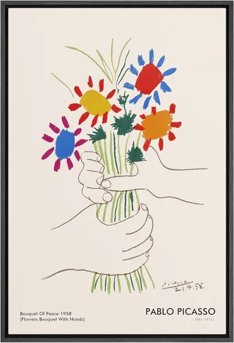 Miniatura 42 de SIGNLEADER Lienzo enmarcado para pared, lienzo de caballo blanco y negro, arte de pared para oficina en casa, 16 x 24 pulgadas, negro