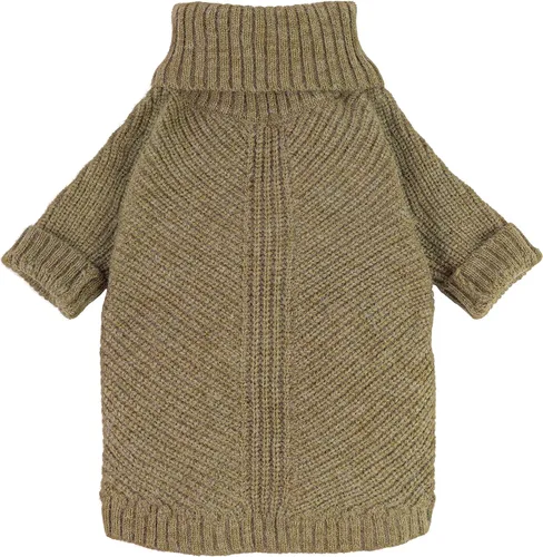 Miniatura 18 de Fitwarm - Suéter de cuello alto para perro, abrigo térmico de punto para mascotas, ropa de invierno para perros pequeños, ropa de gato, gris Gris