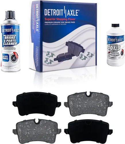 Miniatura 77 de Detroit Axle - Pastillas de freno de cerámica delanteras Reemplazo de pinza de freno derecha para Dodge Ram 1500 Dakota, Ram 1500 Classic - Juego