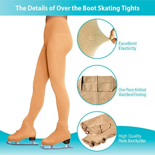 Miniatura 6 de Figure Skating Tan Over The Boot Tights TB8832