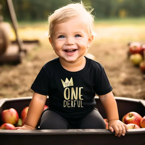 Miniatura 6 de Mr One-Derful - Camiseta de béisbol para niño de primer cumpleaños