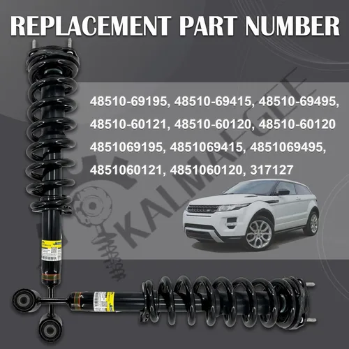 Miniatura 3 de 2 amortiguadores delanteros compatibles con Lexus GX470 4.7L 2003-2009, para Toyota Land Cruiser Prado 120 2003-2009, 48510-69195, 48510-69415