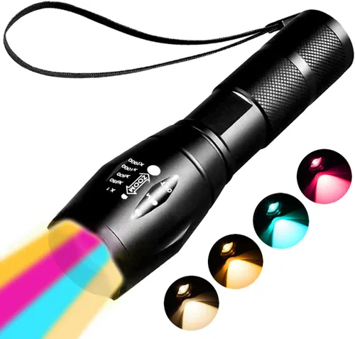 Linterna ámbar recargable – Lámpara de puesta de sol 4 en 1 con luz cálida de 1800 K para el cuidado de los ojos y la fotografía Luz de relleno –
