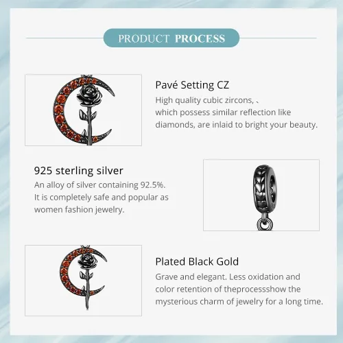 Miniatura 5 de Abalorios de plata de ley para pulseras, collares, familia para siempre, circonita cúbica, regalo de joyería para mujeres