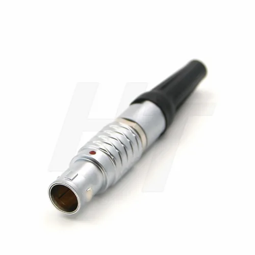 Miniatura 21 de HangTon 0B Huevo 7 Pin Hembra Enchufe Circular Push Pull Metal Conector Panel Montaje Receptáculo