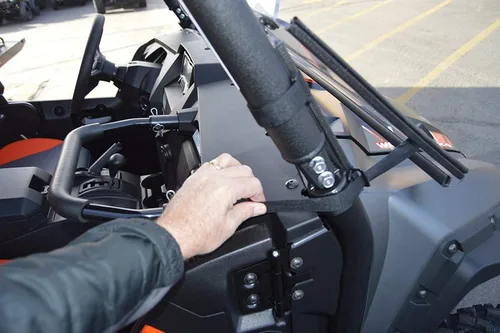 Miniatura 6 de Wolverine - Parabrisas plegable completo X4 / X2 de Clearly Tough Para modelos 2018-2020 Resistente a los arañazos Policarbonato de alta