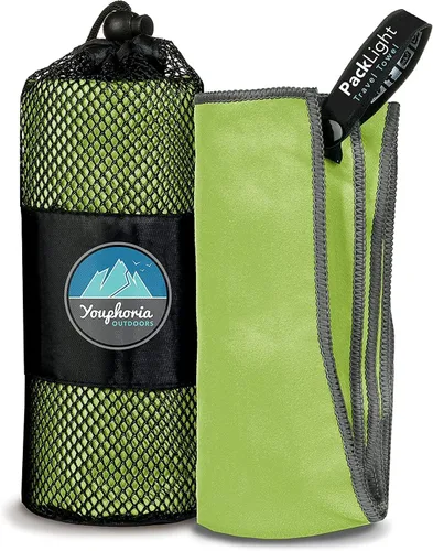 Miniatura 10 de Toalla de microfibra Youphoria para viaje de secado rápido y ligera - Toalla de secado rápido para camping, playa, mochilero, senderismo
